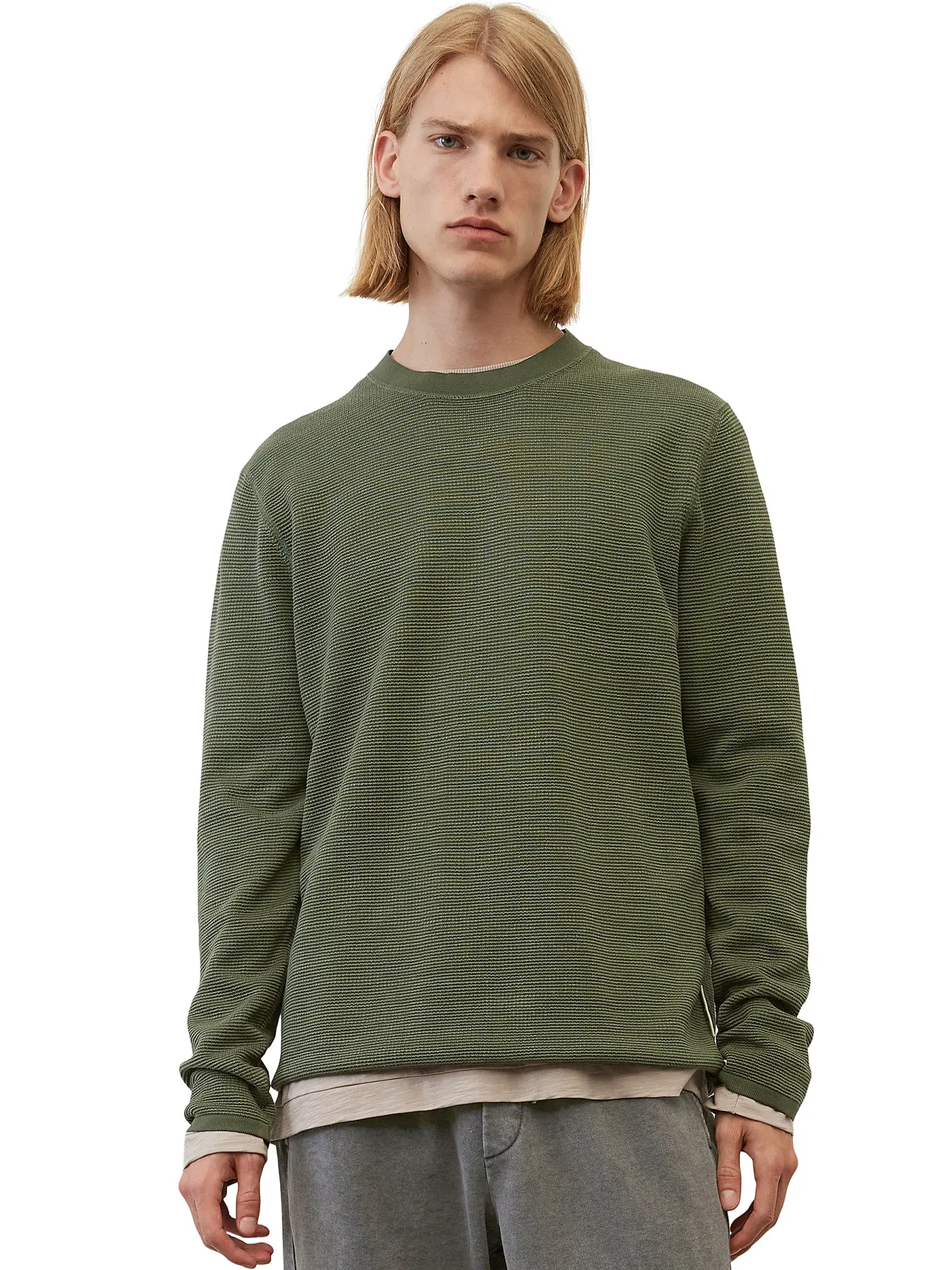 MARC O'POLO | Pullover Relaxed Fit | olive